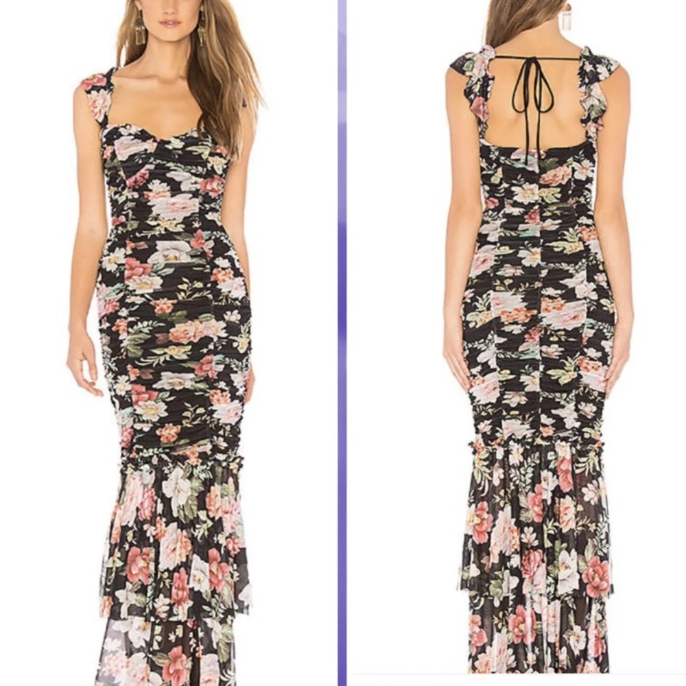 Majorelle Revolve Floral Gown Maxi